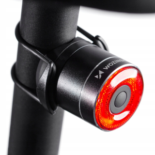 Wozinsky USB-C LED zadné svetlo na bicykel červené svetlo STOP senzor